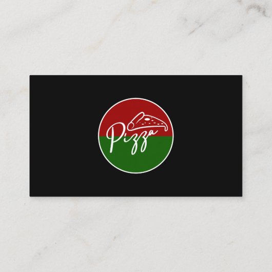 ピザショップクールレストライタリアンンの名刺 名刺 (裏面)