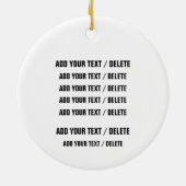 ピザショップセラミックオーナメント セラミックオーナメント (裏面)