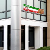 ピザショップフラグイタリアンピザピックギャングのパーソナライズ 横断幕 (ビルの外側)