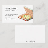 ピザショップ | ピザボックス 名刺 (正面/裏面)