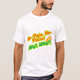 ピザジムおもしろいトレーニングTシャツ Tシャツ