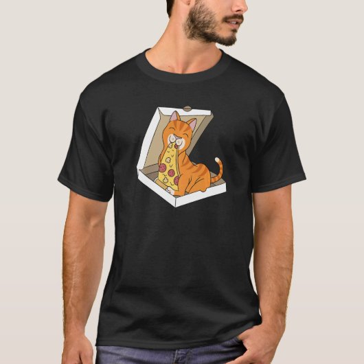 ピザジンジャーネコ Tシャツ (正面)