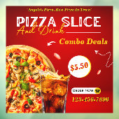 ピザスカスタマイズスライスとドリンクのプロモーション ウィンドウサイン (シート3)
