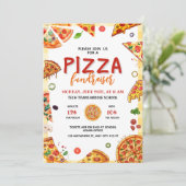 ピザスクールファンドレイザー、ピザディナーファンドレイザー 招待状 (スタンド正面)