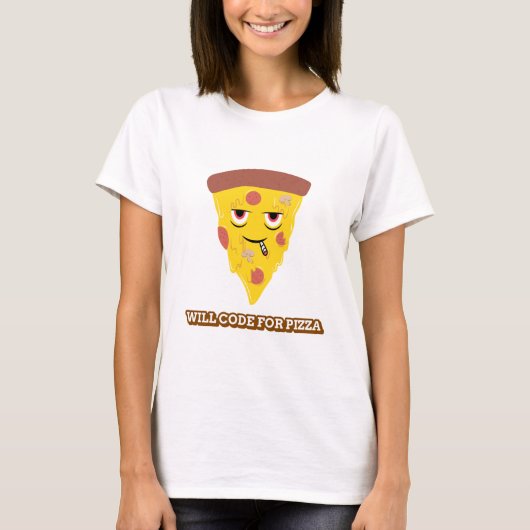 ピザステムゲームのウィルトコード Tシャツ (正面)