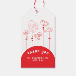 ピザスペシャルデリバリーベビーシャワー ギフトタグ