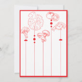 ピザスペシャルデリバリーベビーシャワー サンキューカード (裏面)