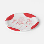 ピザスペシャルデリバリーベビーシャワー ペーパープレート (アングル)