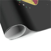 ピザスライスとタコを宇宙した猫 ラッピングペーパー (ロールコーナー)