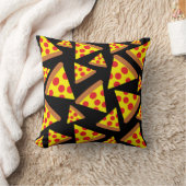 ピザスライスのパターン クッション (ブランケット)