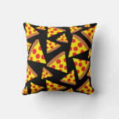 ピザスライスのパターン クッション (裏面)