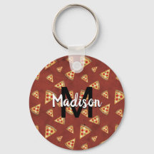 ピザスライスカッコいいヴィンテージレッドパターンモノグラム