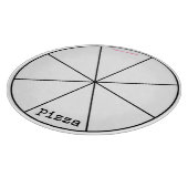 ピザスライスガイド丸型 カッティングボード (角)