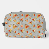 ピザスライスクールヴィンテージ淡灰色パターン ドップキット (正面)