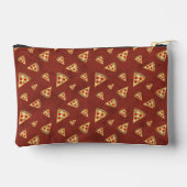 ピザスライスクールヴィンテージ濃い赤 アクセサリーポーチ (裏面)