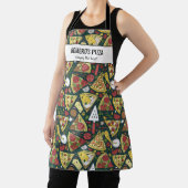 ピザスライスシェフベイカーレストランカスタム文字 エプロン (インサイチュ)