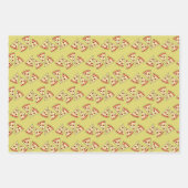 ピザスライスタイルデザイン ラッピングペーパーシート (正面)