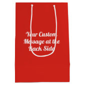 ピザスライス中抱き枕 ミディアムペーパーバッグ (裏面)