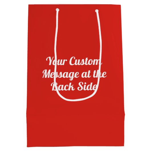 ピザスライス中抱き枕 ミディアムペーパーバッグ (裏面)