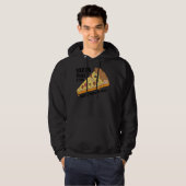 ピザスライス保A日セラピスト遠くにグルメ パーカ (正面フル)