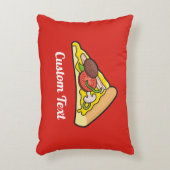 ピザスライス化粧枕 アクセントクッション (正面(垂直))