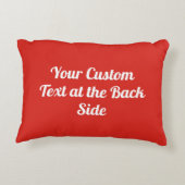 ピザスライス化粧枕 アクセントクッション (裏面)