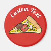 ピザスライス磁石 マグネット (正面)