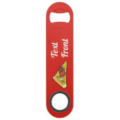 ピザスライス速度ボトルオープナー スピード栓抜き (正面)