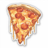 ピザスライス シール (正面)