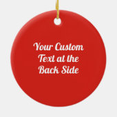 ピザスライス セラミックオーナメント (裏面)