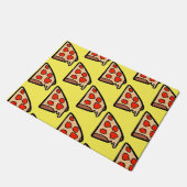 ピザスライス ドアマット (アングル)