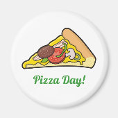 ピザスライス マグネット (正面)