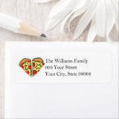 ピザスライス ラベル (インサイチュ)