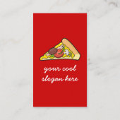 ピザスライス 名刺 (裏面)