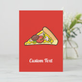 ピザスライス 招待状 (スタンド正面)