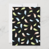 ピザスリープバースランバーバースデーパーティーの招待 招待状 (裏面)