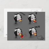 ピザゼイット！ ポストカード (正面/裏面)