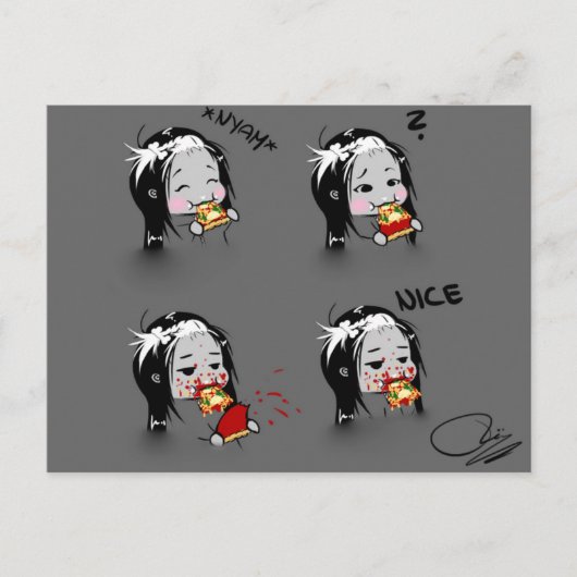 ピザゼイット！ ポストカード (正面)