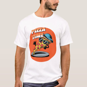 ピザタイムピザ愛好家 Tシャツ