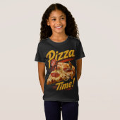 ピザタイム！ Tシャツ (正面フル)
