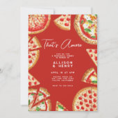 ピザタスアイタリアンモーレのリハ結婚ーサルディナー 招待状 (正面)