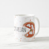 ピザタリアンダブルピザ コーヒーマグカップ (正面右)