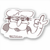 ピザタワーペッピーノスパゲッティステッカー シール (正面)