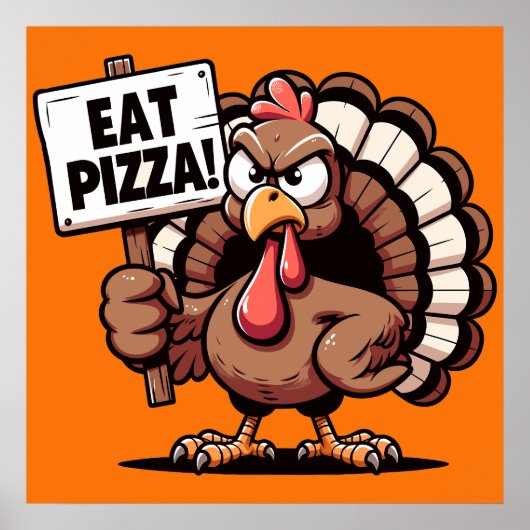 ピザタ食べーキーポスター ポスター (正面)