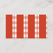 ピザダイナイタリアンーレストラン名刺 名刺 (裏面)