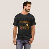 ピザダン与えスジェクのウィル踊りアドバイス Tシャツ (正面フル)