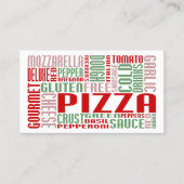 ピザチャット券 割引カード (正面)