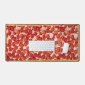 ピザチーズペおもしろいペローニユーモアユーモアのあるおもしろい デスクマット (キーボード&マウス)