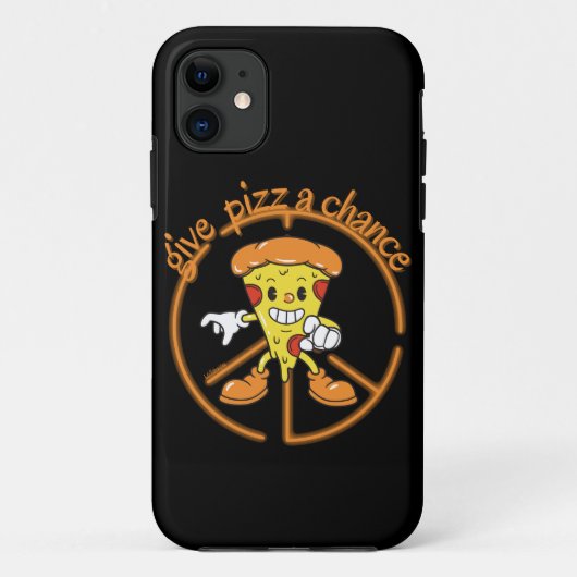 ピザチ与えザパンギフトおもしろいアイディア Case-Mate iPhoneケース (裏面)