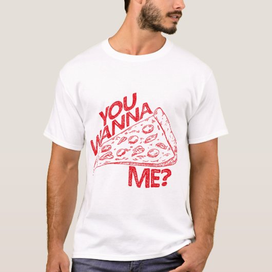 ピザッおもしろいザ – ピザメーカー Tシャツ (正面)